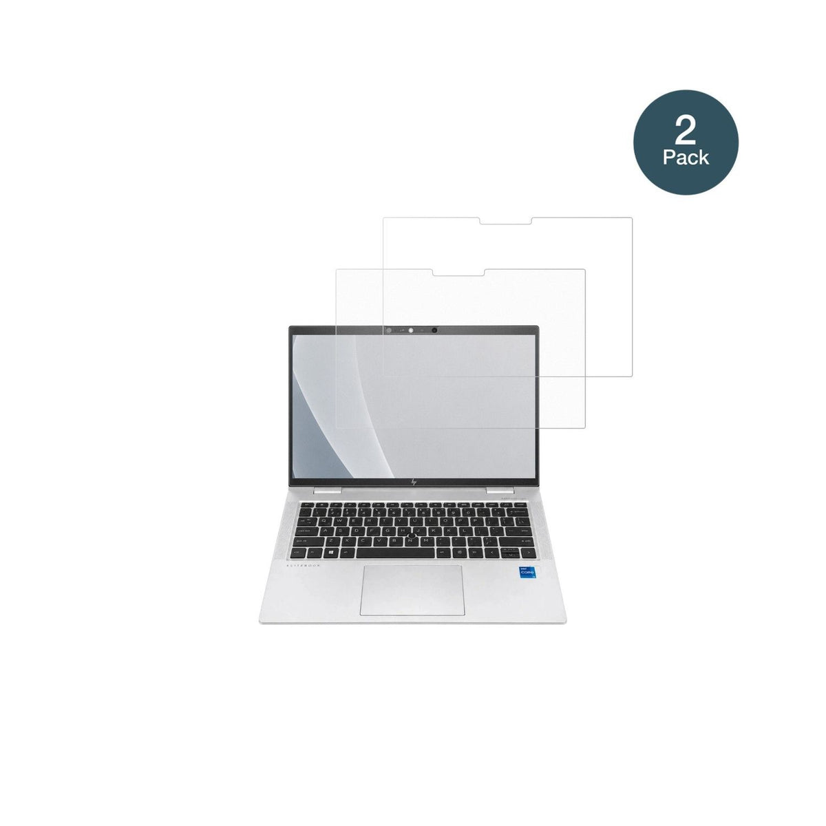 2x Screen Protector for HP EliteBook x360 1030 G8 13.3 matte Flexible Glass 9H dipos