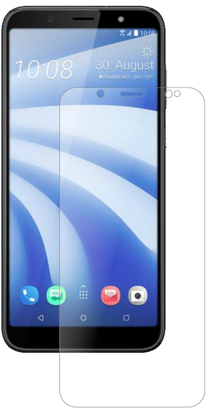 HTCU12 Life mit aufgebrachter dipos Panzerfolie, die lästige Fingerabdrücke minimiert