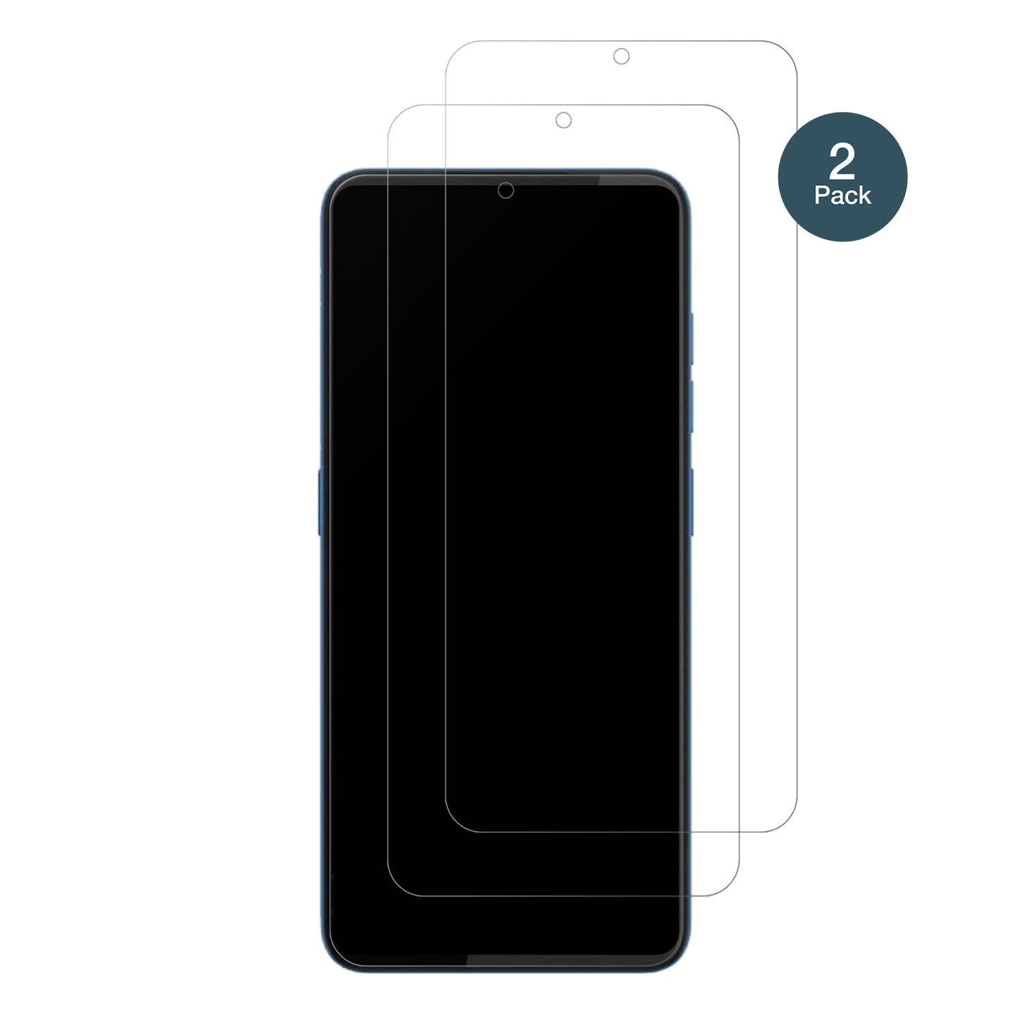 HTCWildfire E5 mit aufgebrachter dipos Panzerfolie, die lästige Fingerabdrücke minimiert