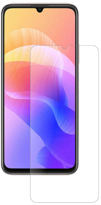 HuaweiEnjoy 20 5G mit aufgebrachter dipos Panzerfolie, die lästige Fingerabdrücke minimiert