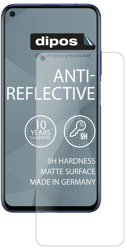 HuaweiNova 5T mit aufgebrachter dipos Panzerfolie, die lästige Fingerabdrücke minimiert