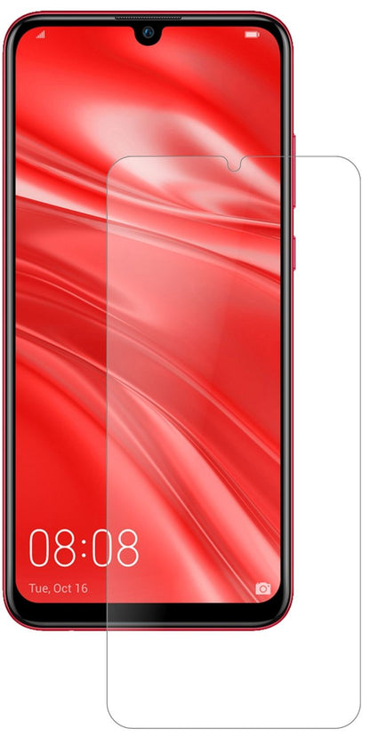HuaweiNova Lite 3 mit aufgebrachter dipos Panzerfolie, die lästige Fingerabdrücke minimiert