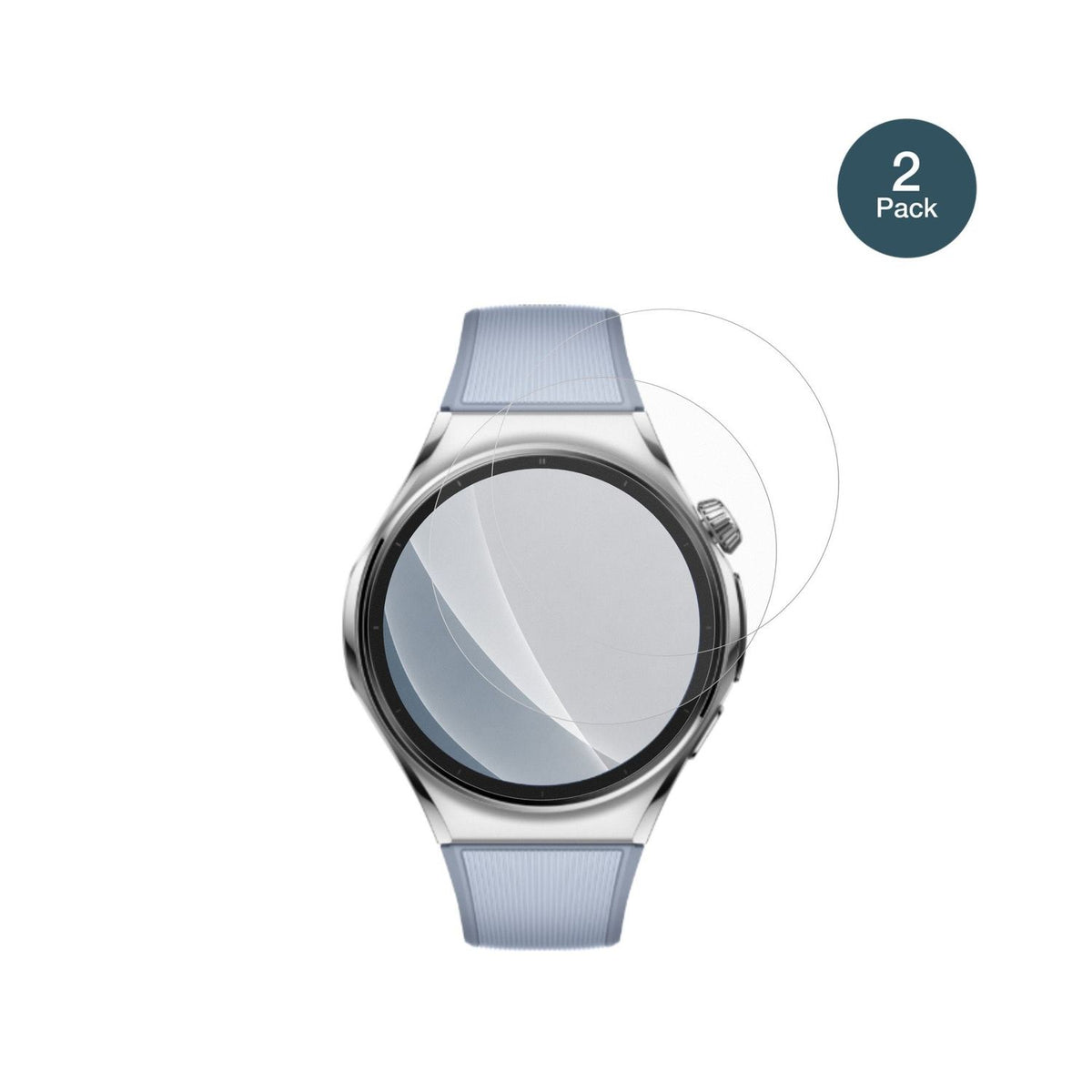 2x Screen Protector for Huawei Watch 6 46 mm matte Flexible Glass 9H dipos
