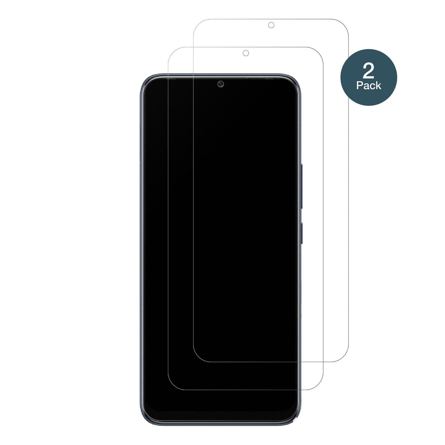InfinixHot 20i mit aufgebrachter dipos Panzerfolie, die lästige Fingerabdrücke minimiert