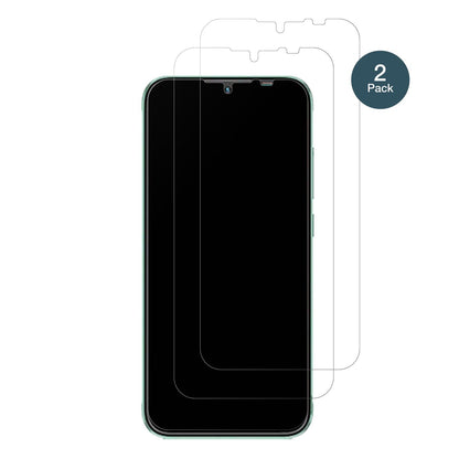InfinixSmart HD 2021 mit aufgebrachter dipos Panzerfolie, die lästige Fingerabdrücke minimiert