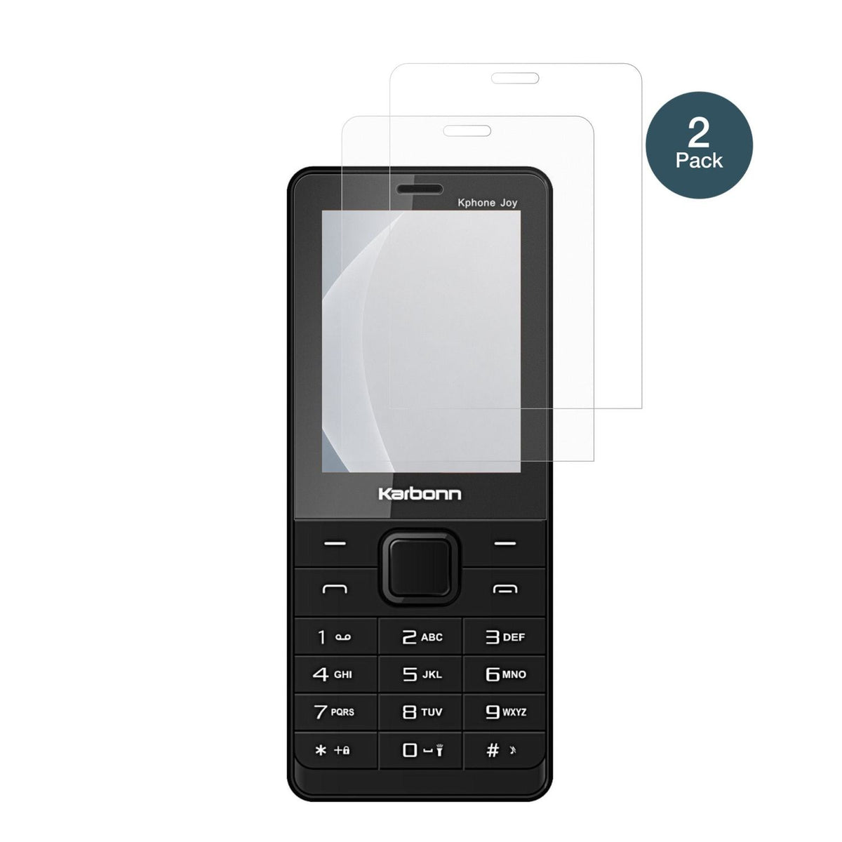 KarbonnKphone Joy mit aufgebrachter dipos Panzerfolie, die lästige Fingerabdrücke minimiert
