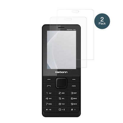 KarbonnKphone Joy mit aufgebrachter dipos Panzerfolie, die lästige Fingerabdrücke minimiert