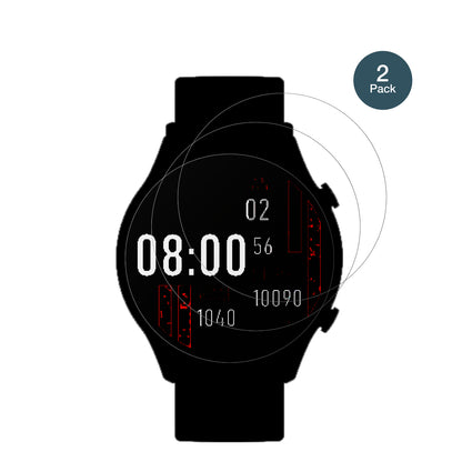 KieslectCalling Watch KR Pro mit aufgebrachter dipos Panzerfolie, die lästige Fingerabdrücke minimiert