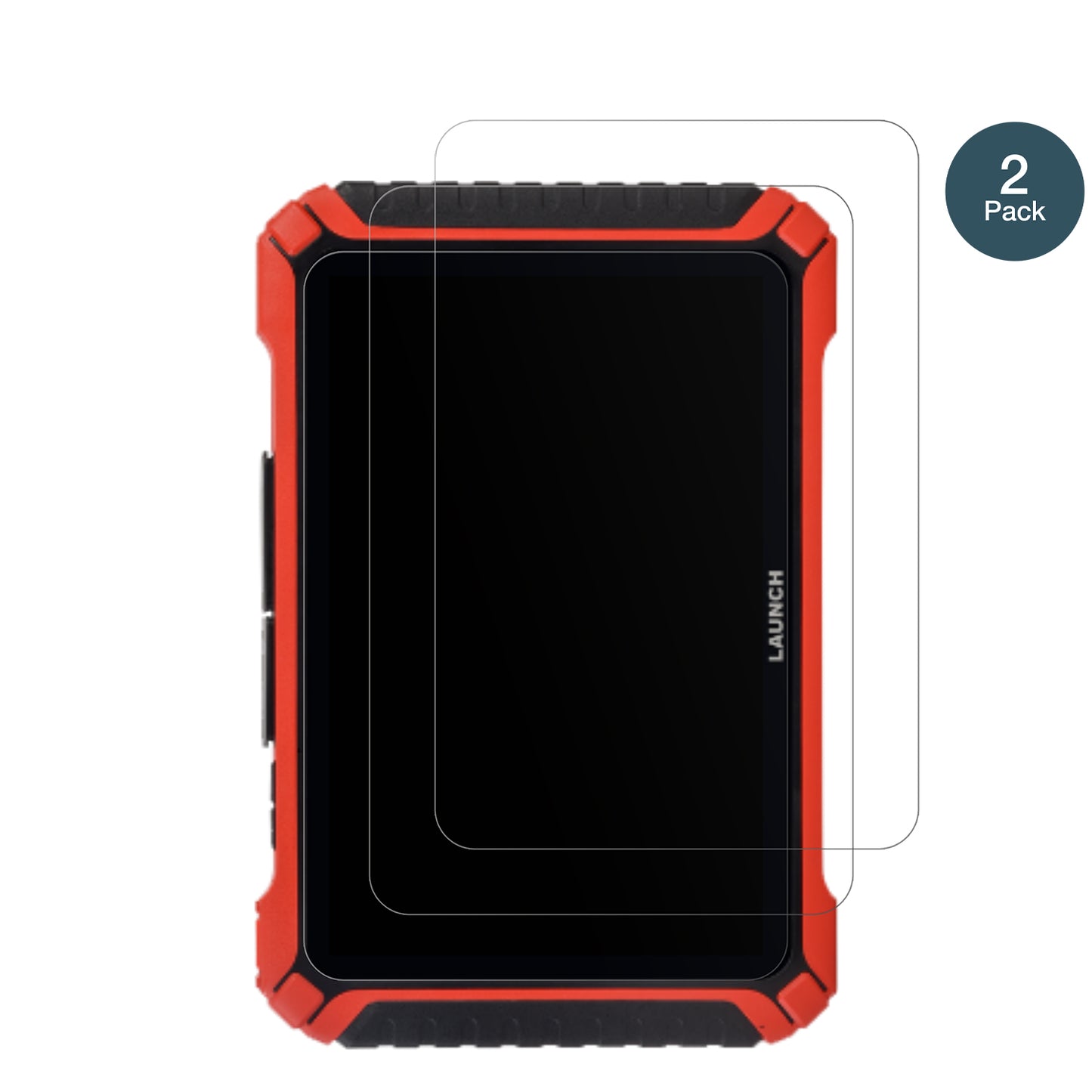 LaunchX-431 Pad IX mit aufgebrachter dipos Panzerfolie, die lästige Fingerabdrücke minimiert