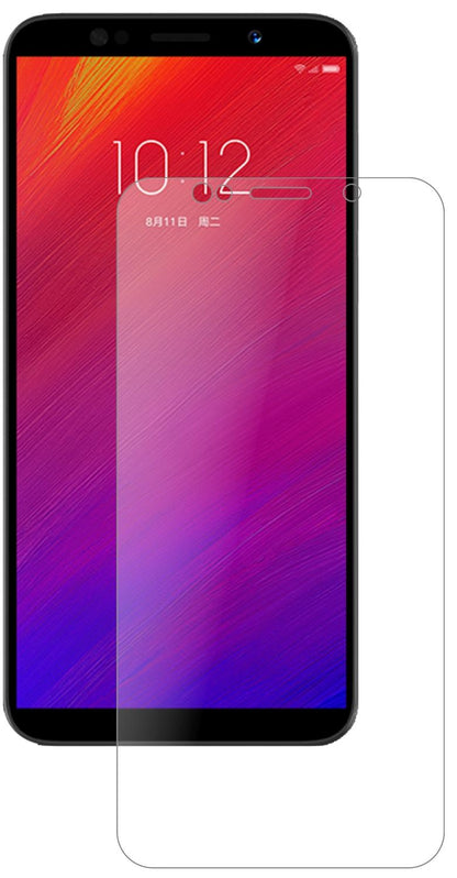 LenovoA5 mit aufgebrachter dipos Panzerfolie, die lästige Fingerabdrücke minimiert