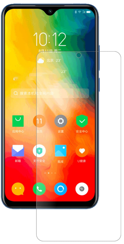 LenovoK6 Enjoy mit aufgebrachter dipos Panzerfolie, die lästige Fingerabdrücke minimiert