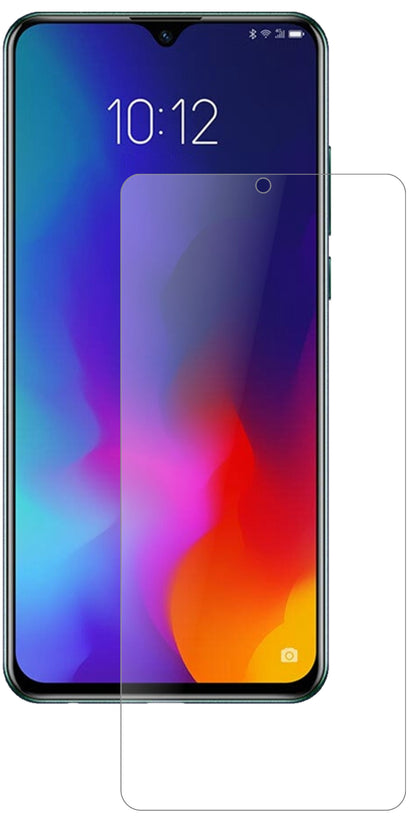 LenovoZ6 Lite mit aufgebrachter dipos Panzerfolie, die lästige Fingerabdrücke minimiert
