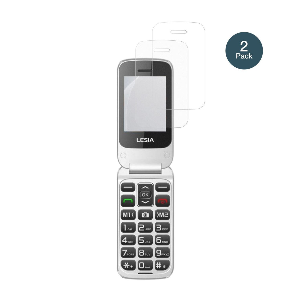2x Screen Protector for LESIA F1 matte Flexible Glass 9H dipos