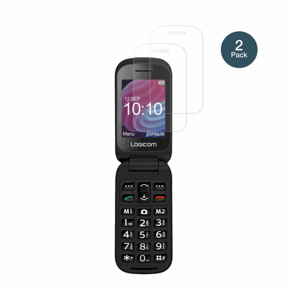 LogicomFleep XL mit aufgebrachter dipos Panzerfolie, die lästige Fingerabdrücke minimiert