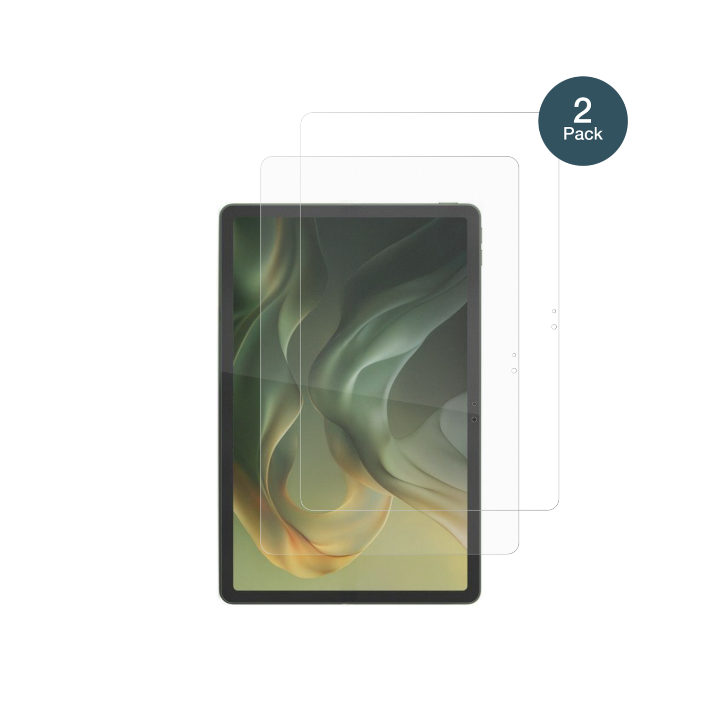 MotorolaMoto Pad 2026 mit aufgebrachter dipos Panzerfolie, die lästige Fingerabdrücke minimiert