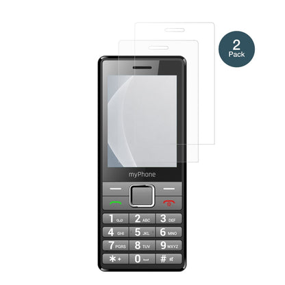 MP myPhone7340 LTE mit aufgebrachter dipos Panzerfolie, die lästige Fingerabdrücke minimiert