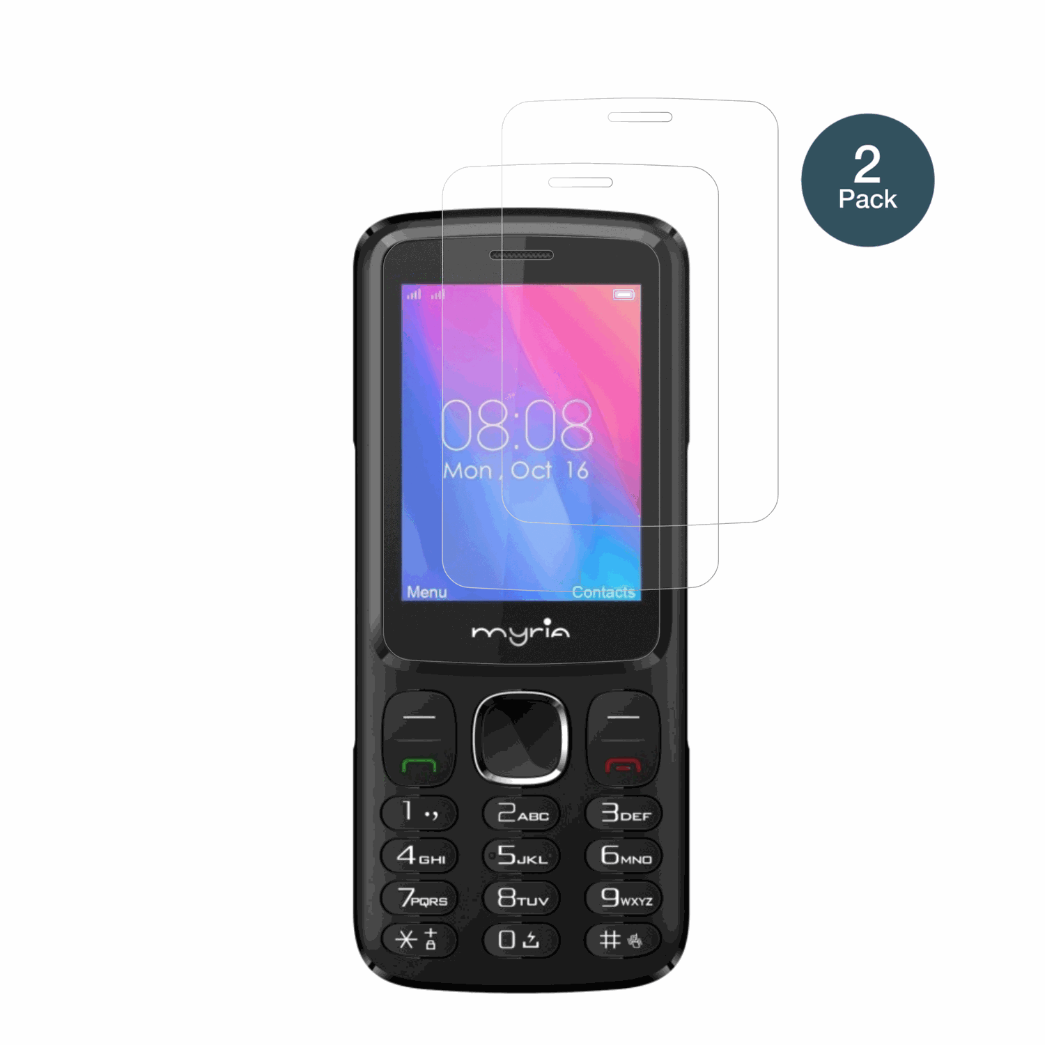 MyriaEndless 3G mit aufgebrachter dipos Panzerfolie, die lästige Fingerabdrücke minimiert
