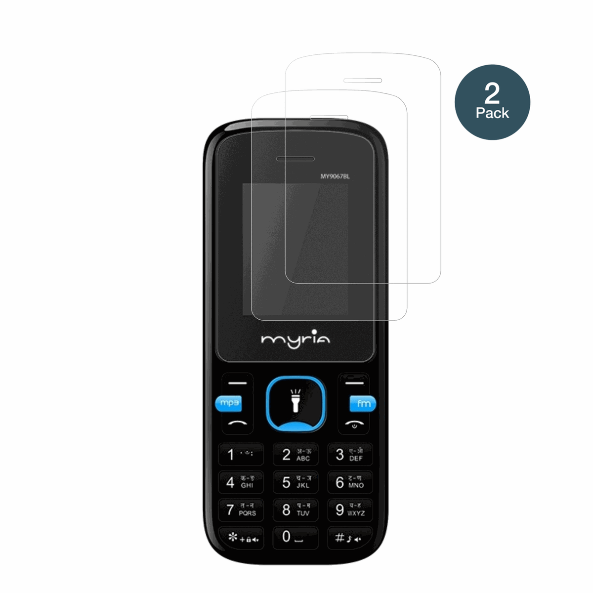 MyriaEndless Power U1 mit aufgebrachter dipos Panzerfolie, die lästige Fingerabdrücke minimiert