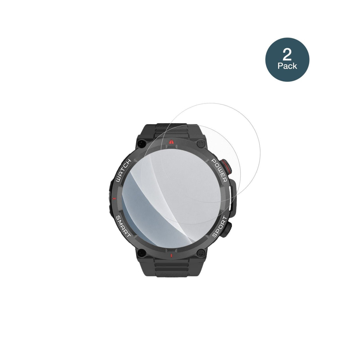 2x Screen Protector for Neow W-Watch 1.39 matte Flexible Glass 9H dipos