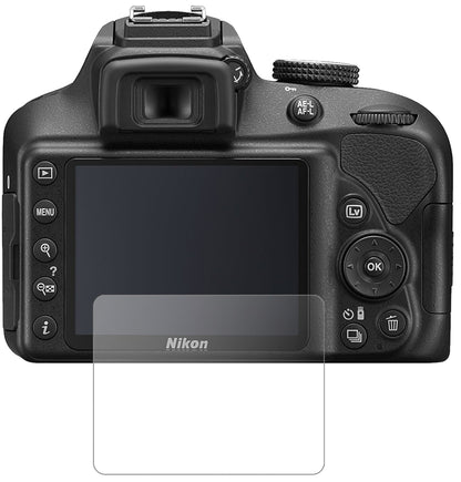 Nikon3500 mit aufgebrachter dipos Panzerfolie, die lästige Fingerabdrücke minimiert