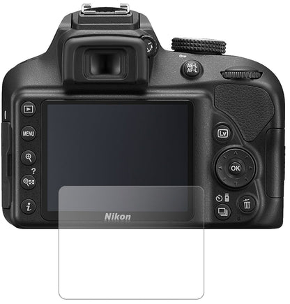 Nikon3400 mit aufgebrachter dipos Panzerfolie, die lästige Fingerabdrücke minimiert