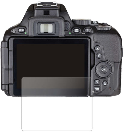 Nikon5500 mit aufgebrachter dipos Panzerfolie, die lästige Fingerabdrücke minimiert