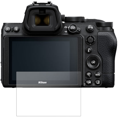 NikonZ5 mit aufgebrachter dipos Panzerfolie, die lästige Fingerabdrücke minimiert
