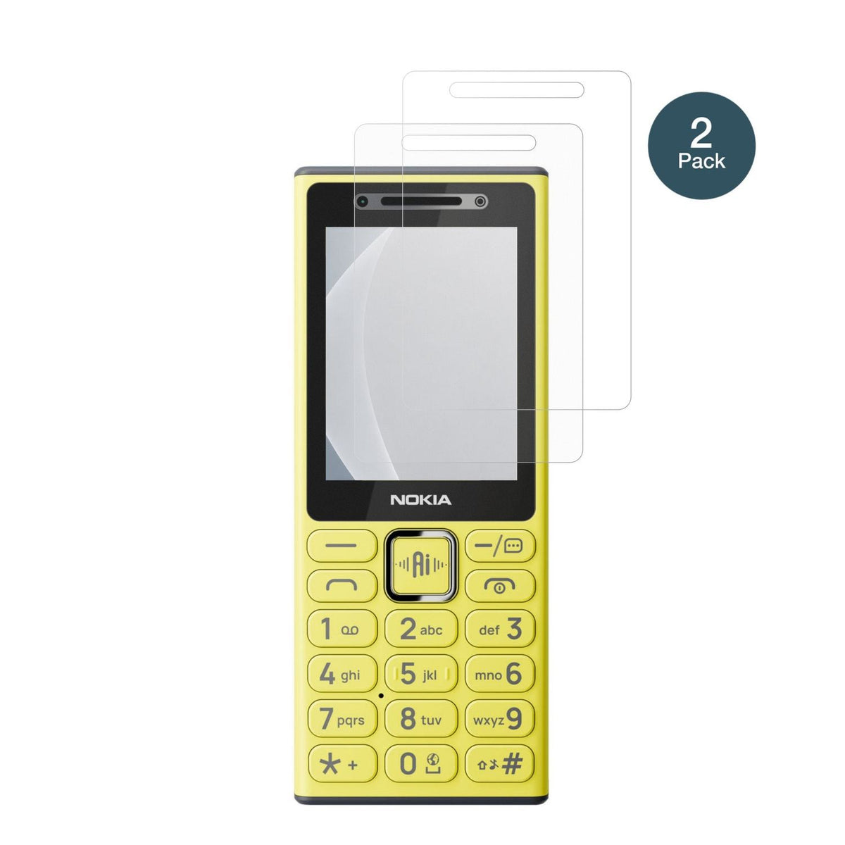 Nokia200 4G mit aufgebrachter dipos Panzerfolie, die lästige Fingerabdrücke minimiert
