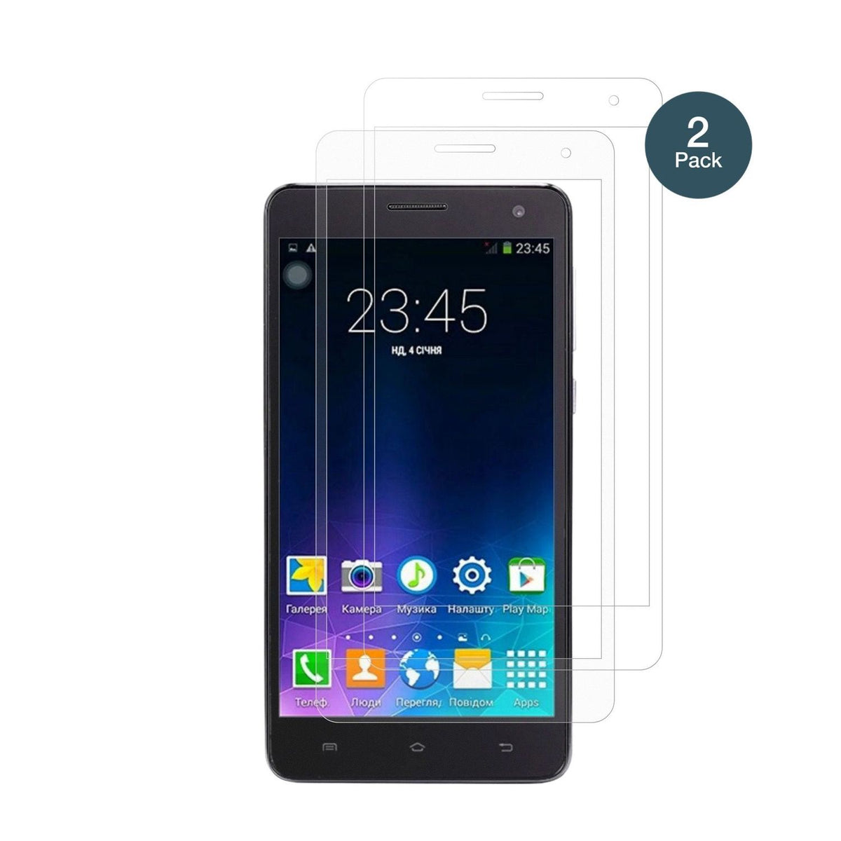 2x Screen Protector for Nomi i550 Space matte Flexible Glass 9H dipos