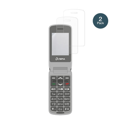 2x Screen Protector for Olympia Style Duo 4G matte Flexible Glass 9H dipos