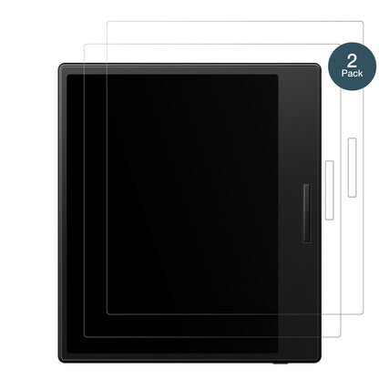 OnyxBoox Go Color 7 mit aufgebrachter dipos Panzerfolie, die lästige Fingerabdrücke minimiert