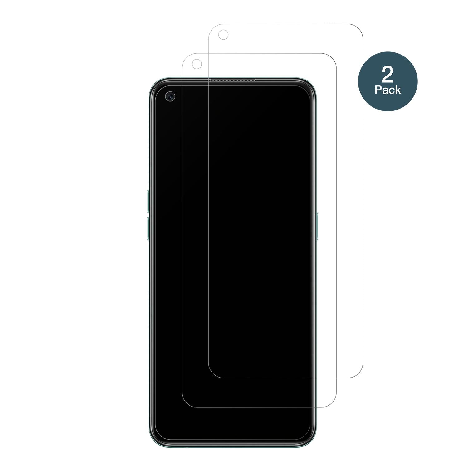 OppoA55s 5G Japan mit aufgebrachter dipos Panzerfolie, die lästige Fingerabdrücke minimiert