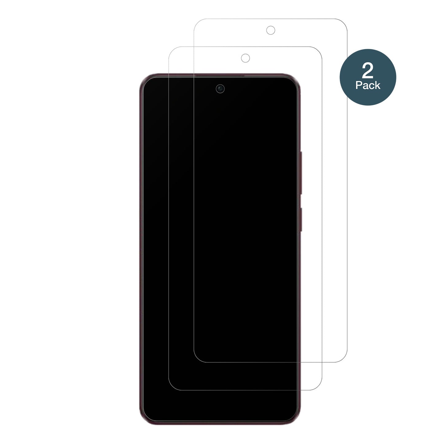 OppoF25 Pro mit aufgebrachter dipos Panzerfolie, die lästige Fingerabdrücke minimiert