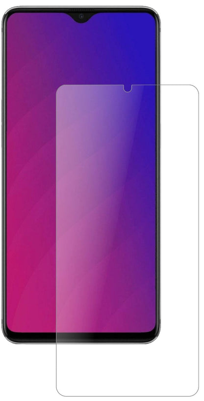 OppoF9 Pro mit aufgebrachter dipos Panzerfolie, die lästige Fingerabdrücke minimiert