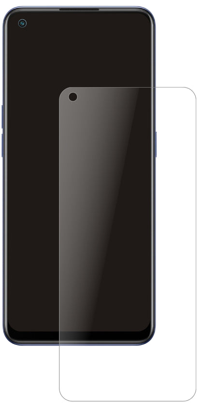 OppoFind X5 Lite mit aufgebrachter dipos Panzerfolie, die lästige Fingerabdrücke minimiert