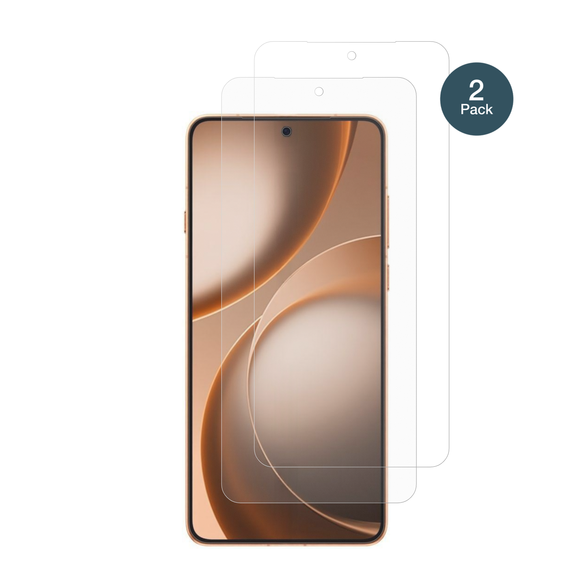 OppoFind X9 Ultra mit aufgebrachter dipos Panzerfolie, die lästige Fingerabdrücke minimiert