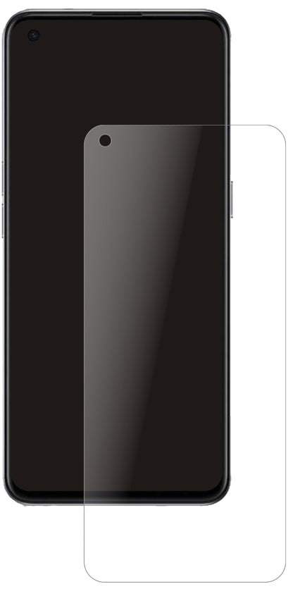 OppoReno5 K mit aufgebrachter dipos Panzerfolie, die lästige Fingerabdrücke minimiert