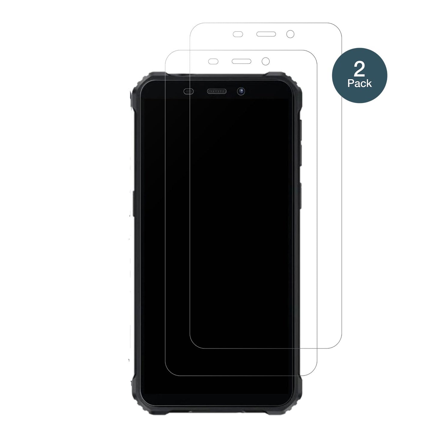 OukitelG3 Outdoor mit aufgebrachter dipos Panzerfolie, die lästige Fingerabdrücke minimiert