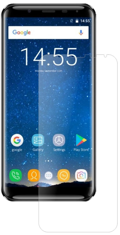 OukitelK5000 mit aufgebrachter dipos Panzerfolie, die lästige Fingerabdrücke minimiert