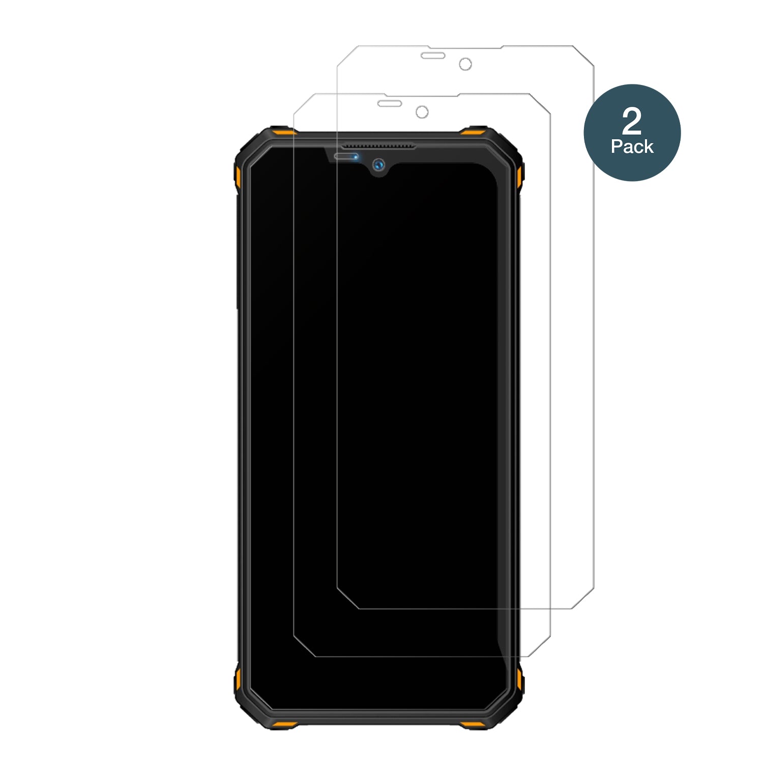 OukitelWP15 mit aufgebrachter dipos Panzerfolie, die lästige Fingerabdrücke minimiert