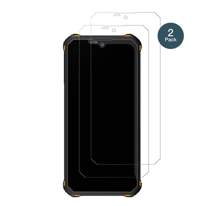 OukitelWP15 mit aufgebrachter dipos Panzerfolie, die lästige Fingerabdrücke minimiert