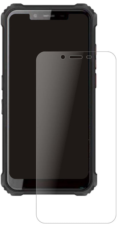 OukitelWP9 mit aufgebrachter dipos Panzerfolie, die lästige Fingerabdrücke minimiert