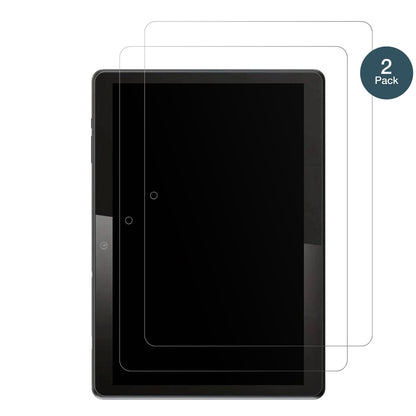 QDDQTablet mit aufgebrachter dipos Panzerfolie, die lästige Fingerabdrücke minimiert