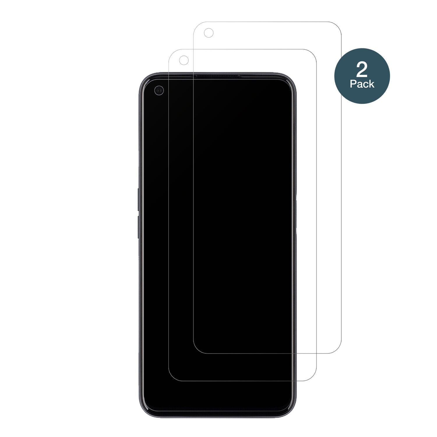 Realme9 5G mit aufgebrachter dipos Panzerfolie, die lästige Fingerabdrücke minimiert