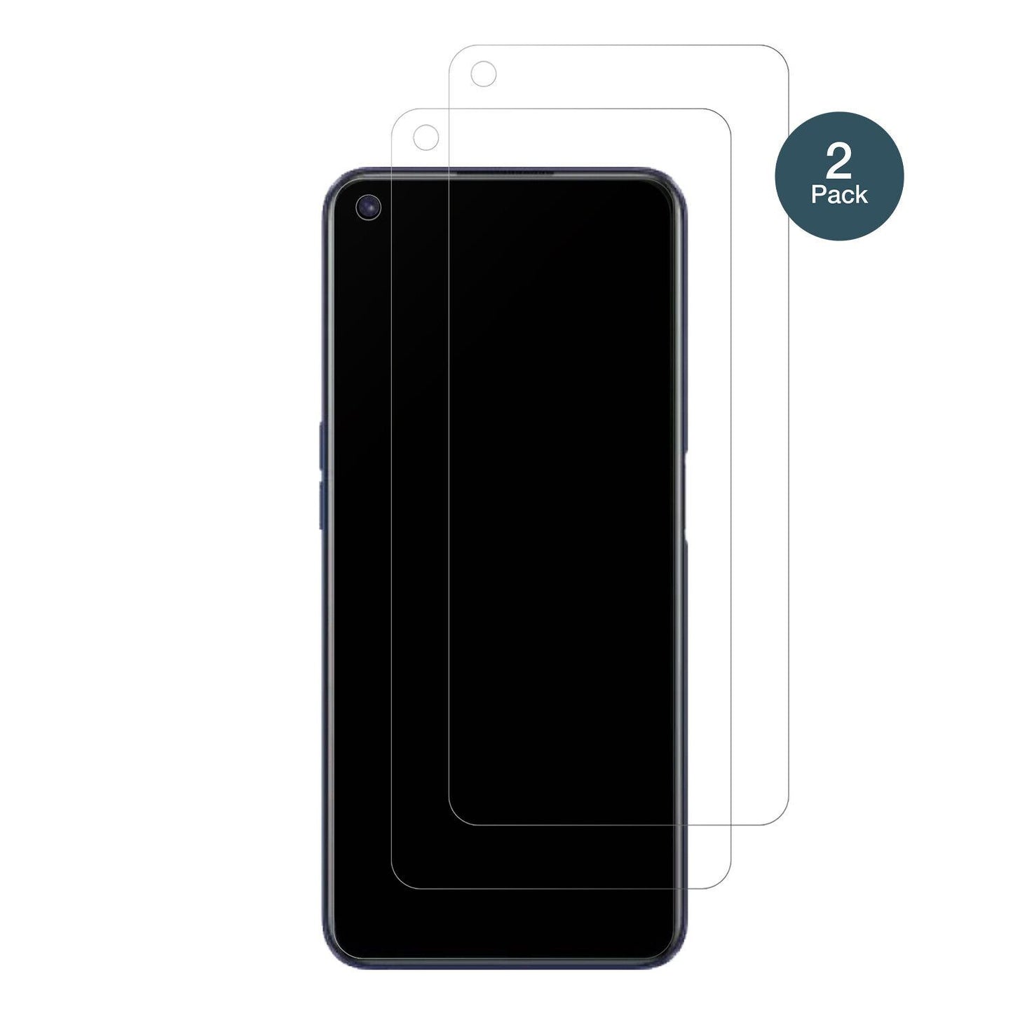 Realme9 5G Speed mit aufgebrachter dipos Panzerfolie, die lästige Fingerabdrücke minimiert