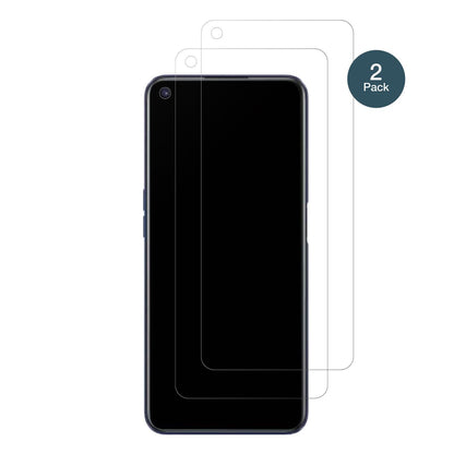 Realme9 5G Speed mit aufgebrachter dipos Panzerfolie, die lästige Fingerabdrücke minimiert