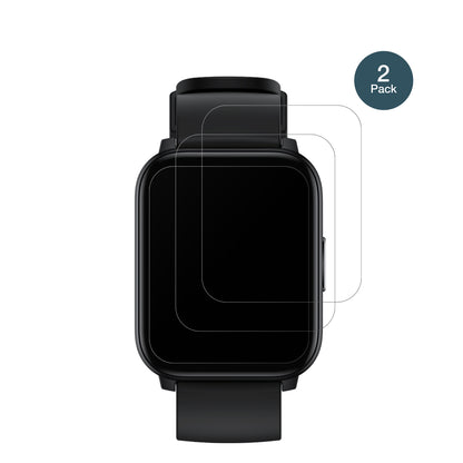 RealmeWatch S100 mit aufgebrachter dipos Panzerfolie, die lästige Fingerabdrücke minimiert
