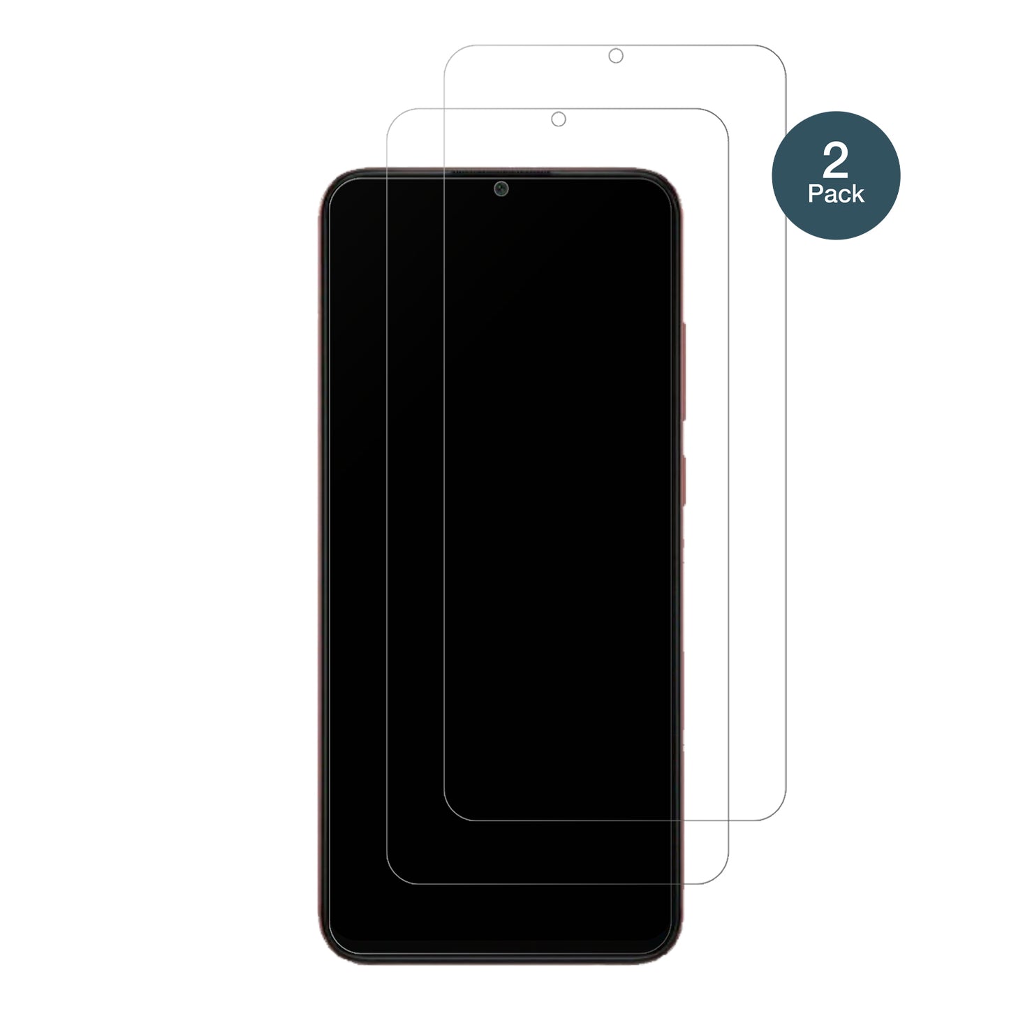 SamsungGalaxy F04 mit aufgebrachter dipos Panzerfolie, die lästige Fingerabdrücke minimiert