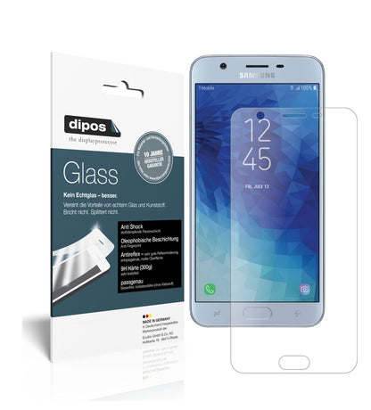 SamsungGalaxy J7 Star mit aufgebrachter dipos Panzerfolie, die lästige Fingerabdrücke minimiert