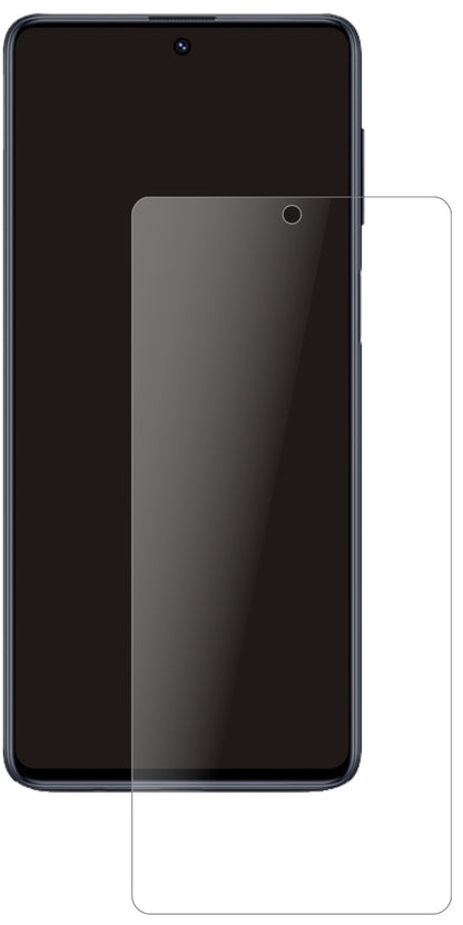 SamsungGalaxy M62 mit aufgebrachter dipos Panzerfolie, die lästige Fingerabdrücke minimiert